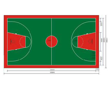 硅PU籃球場（4mm）