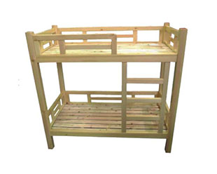 實(shí)木高低床B