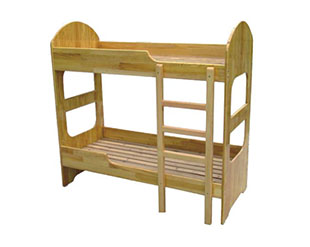 實(shí)木高低床A