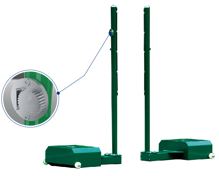 FTY-002 鋼結構羽毛球柱（灌沙）