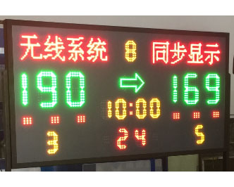 型號(hào)：XT-JFM24 中型電子記分牌